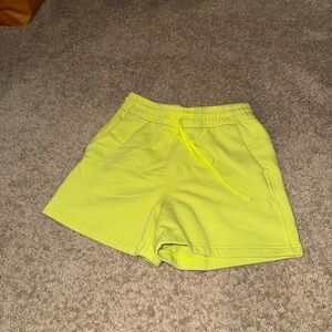 Lululemon Bright Yellow Shorts